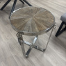 Talquin - Elm & Metal Side Table Talquin - Elm & Metal Side Table