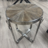 Talquin - Elm & Metal Side Table Talquin - Elm & Metal Side Table