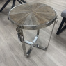 Talquin - Elm & Metal Side Table Talquin - Elm & Metal Side Table