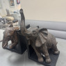 XL Set of 2 Bookends - Elephants XL Set of 2 Bookends - Elephants