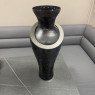 Dyna Marble Glass Vase with Ring Dyna Marble Glass Vase with Ring