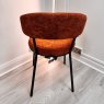 Set of 4 - Simoni Burnt Orange Chairs Set of 4 - Simoni Burnt Orange Chairs