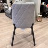 Set of 6 - Calabria Grey Fabric Chairs Set of 6 - Calabria Grey Fabric Chairs