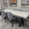 Bodahl - Kansas - Solid Oak Dining Table with X Frame + Bar Bodahl - Kansas - Solid Oak Dining Table with X Frame + Bar