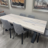 Bodahl - Kansas - Solid Oak Dining Table with X Frame + Bar Bodahl - Kansas - Solid Oak Dining Table with X Frame + Bar