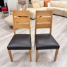 Set of 2 - Oak Chairs Set of 2 - Oak Chairs