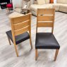 Set of 2 - Oak Chairs Set of 2 - Oak Chairs