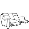 Parker Knoll - Manhattan 25 - 3 Seater Sofa Double Power Recliner Parker Knoll - Manhattan 25 - 3 Seater Sofa Double Power Recliner