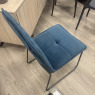 Soren - Blue Velvet Chair Soren - Blue Velvet Chair