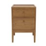 Ercol - Salina Two Drawer Bedside Cabinet Ercol - Salina Two Drawer Bedside Cabinet
