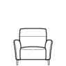 Natuzzi Editions Breeze - 003 - Armchair Natuzzi Editions Breeze - 003 - Armchair