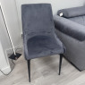 Isabella - Grey Velvet Chair Isabella - Grey Velvet Chair