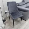 Isabella - Grey Velvet Chair Isabella - Grey Velvet Chair