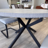 Milano Round Extending Table - Light Grey Milano Round Extending Table - Light Grey