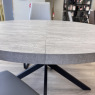 Milano Round Extending Table - Light Grey Milano Round Extending Table - Light Grey