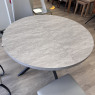 Milano Round Extending Table - Light Grey Milano Round Extending Table - Light Grey