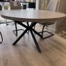 Milano Round Extending Table - Light Grey Milano Round Extending Table - Light Grey