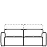 Natuzzi Editions - Baltimora - 009 - 3 seater Sofa 2 Cushion Natuzzi Editions - Baltimora - 009 - 3 seater Sofa 2 Cushion
