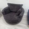 Chocolate Corduroy Cuddler Chair Chocolate Corduroy Cuddler Chair