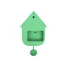 Wall Clock Modern Cuckoo - Bright Green Wall Clock Modern Cuckoo - Bright Green