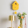 Wall Clock Modern Cuckoo - Bright Yellow Wall Clock Modern Cuckoo - Bright Yellow
