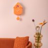 Wall Clock Modern Cuckoo - Orange Wall Clock Modern Cuckoo - Orange