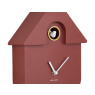 Wall Clock Modern Cuckoo - Ochre Red Wall Clock Modern Cuckoo - Ochre Red