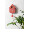 Wall Clock Modern Cuckoo - Ochre Red Wall Clock Modern Cuckoo - Ochre Red