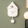 Wall Clock Modern Cuckoo - white Wall Clock Modern Cuckoo - white