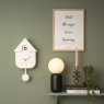 Wall Clock Modern Cuckoo - white Wall Clock Modern Cuckoo - white
