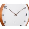 Wall Clock Acento - Wood White Wall Clock Acento - Wood White