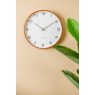 Wall Clock Acento - Wood White Wall Clock Acento - Wood White