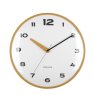 Wall Clock Brisk Dome - Ochre Yellow Wall Clock Brisk Dome - Ochre Yellow