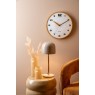 Wall Clock Brisk Dome - Ochre Yellow Wall Clock Brisk Dome - Ochre Yellow
