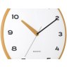 Wall Clock Brisk Dome - Ochre Yellow Wall Clock Brisk Dome - Ochre Yellow