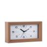 Alarm Clock Lujo Rectangle - Mocha Brown Alarm Clock Lujo Rectangle - Mocha Brown