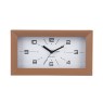 Alarm Clock Lujo Rectangle - Mocha Brown Alarm Clock Lujo Rectangle - Mocha Brown