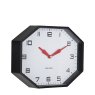 Wall Clock Modern Factory Octagon - Black Wall Clock Modern Factory Octagon - Black