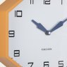 Wall Clock Modern Factory Octagon - Ochre Yellow Wall Clock Modern Factory Octagon - Ochre Yellow