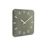 Wall Clock Sucinto Dome Square - Luxury Green Wall Clock Sucinto Dome Square - Luxury Green