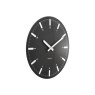 Wall Clock Realista Dome - Black Wall Clock Realista Dome - Black