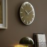 Wall Clock Realista Dome - Ochre Yellow Wall Clock Realista Dome - Ochre Yellow