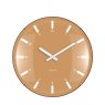 Wall Clock Realista Dome - Ochre Yellow Wall Clock Realista Dome - Ochre Yellow