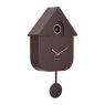 Wall Clock Modern Cuckoo Oro - Earth Brown Wall Clock Modern Cuckoo Oro - Earth Brown