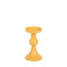 Candle Holder Funky - Small Bright Yellow Candle Holder Funky - Small Bright Yellow