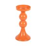 Candle Holder Funky - Medium Bright Orange Candle Holder Funky - Medium Bright Orange