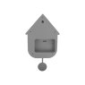 Wall Clock Modern Cuckoo - Mouse Grey Wall Clock Modern Cuckoo - Mouse Grey