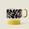 Orla Kiely - Sycamore Stripe Mug Yellow Orla Kiely - Sycamore Stripe Mug Yellow