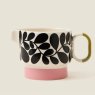 Orla Kiely - Sycamore Stripe Milk Jug Pink Orla Kiely - Sycamore Stripe Milk Jug Pink