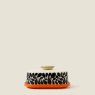 Orla Kiely - Sycamore Stripe Butter Dish Orange Orla Kiely - Sycamore Stripe Butter Dish Orange